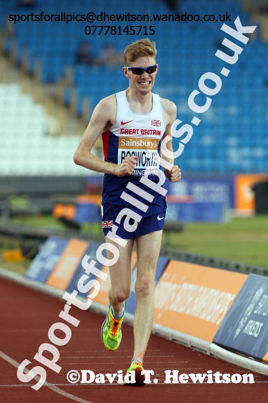 Mens 5000 metres walk, Sainsbury's British Champs, Alexander Stadium, Birmingham. Photo: David T. Hewitson/Sprts for All Pics